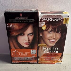 Schwarzkopf + Garnier Hair Color Bundle – Copper/Brown Shades – New
